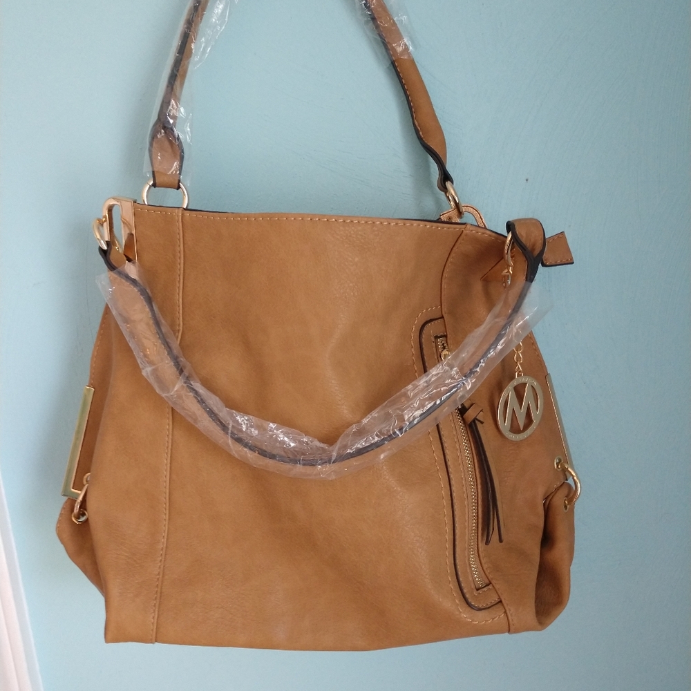 New tan handbag!